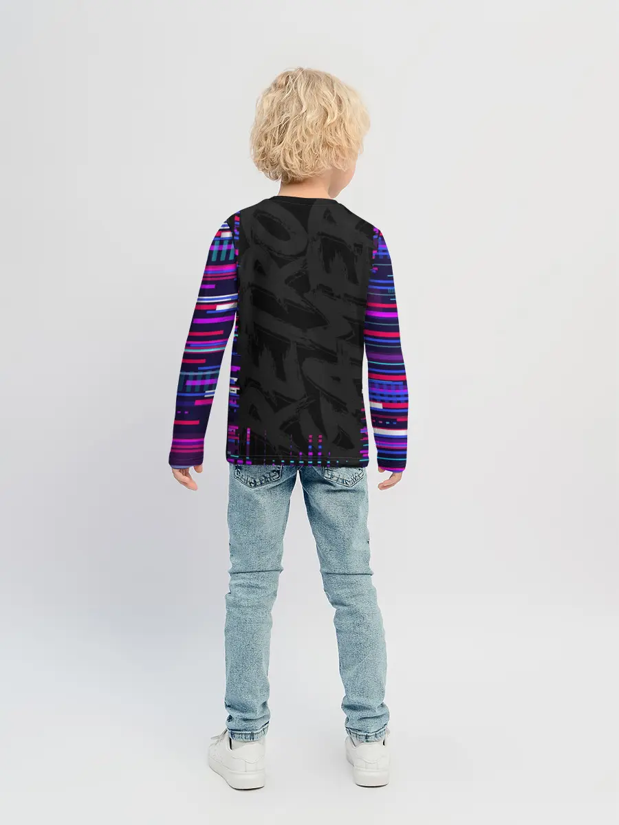 Детский лонгслив / RETROGAMER3D47