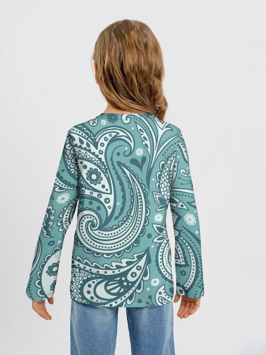 Детский лонгслив / Узоры