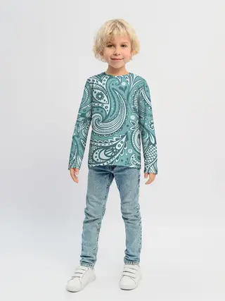 Детский лонгслив / Узоры