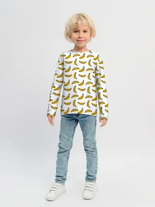 Детский лонгслив / Бананы