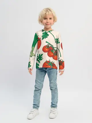 Детский лонгслив / Летние овощи