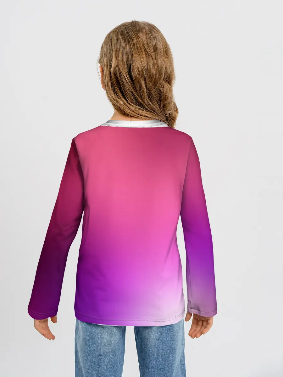 Детский лонгслив / Нежный цвет