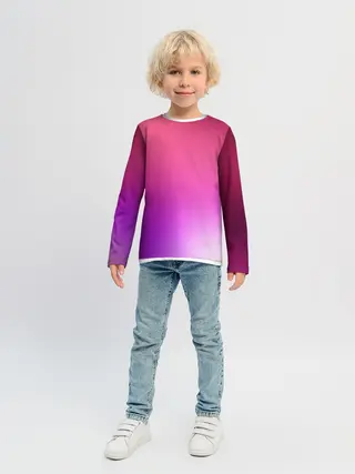 Детский лонгслив / Нежный цвет