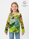 Детский лонгслив / Мозаика