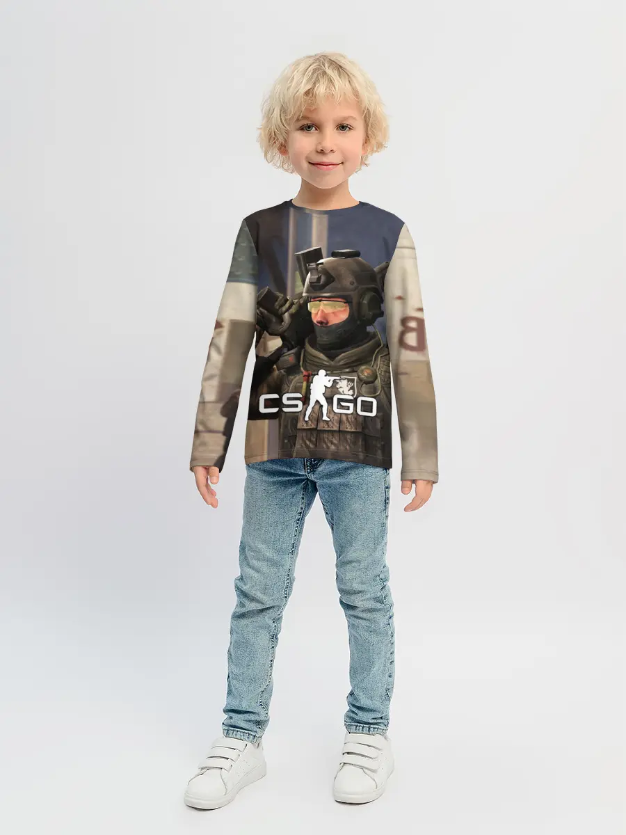 Детский лонгслив / CS:GO
