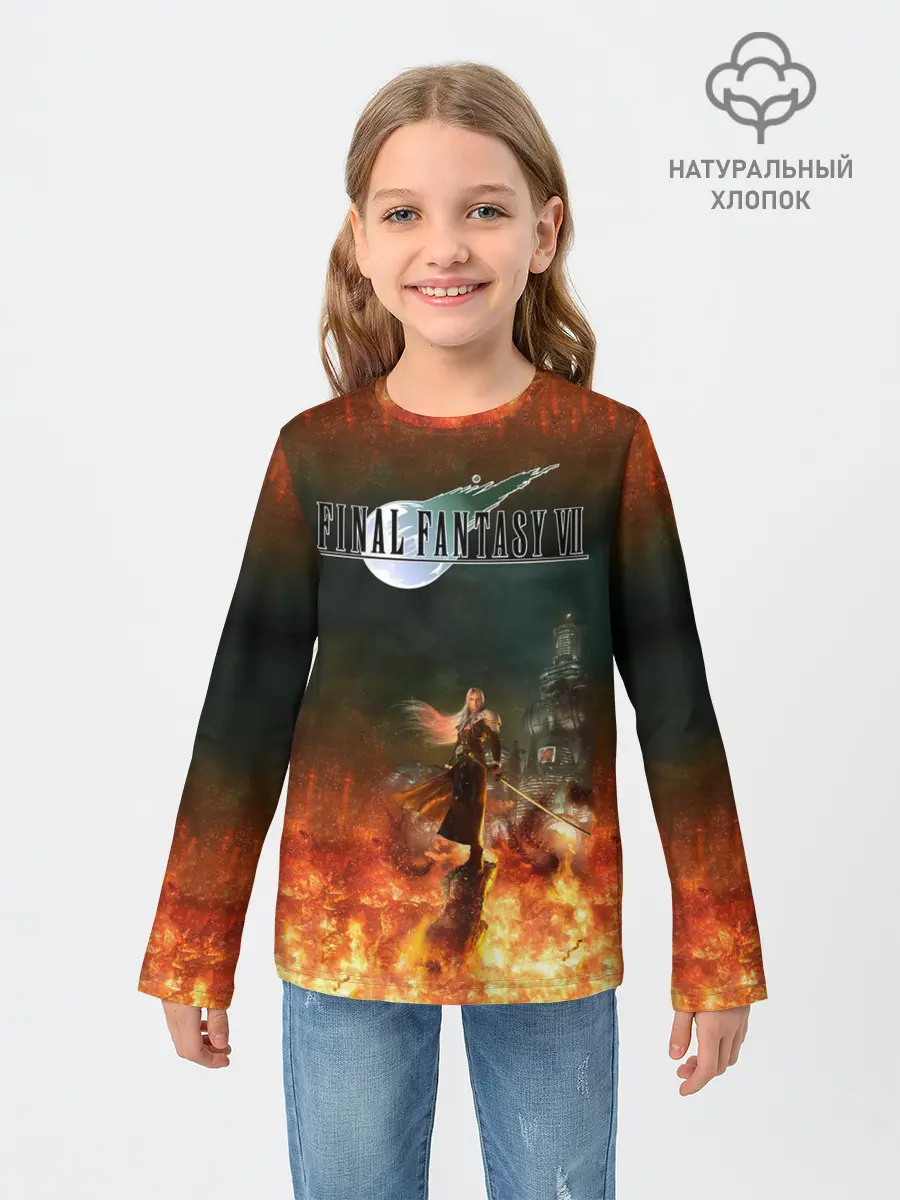 Детский лонгслив / Final Fantasy VII Remake