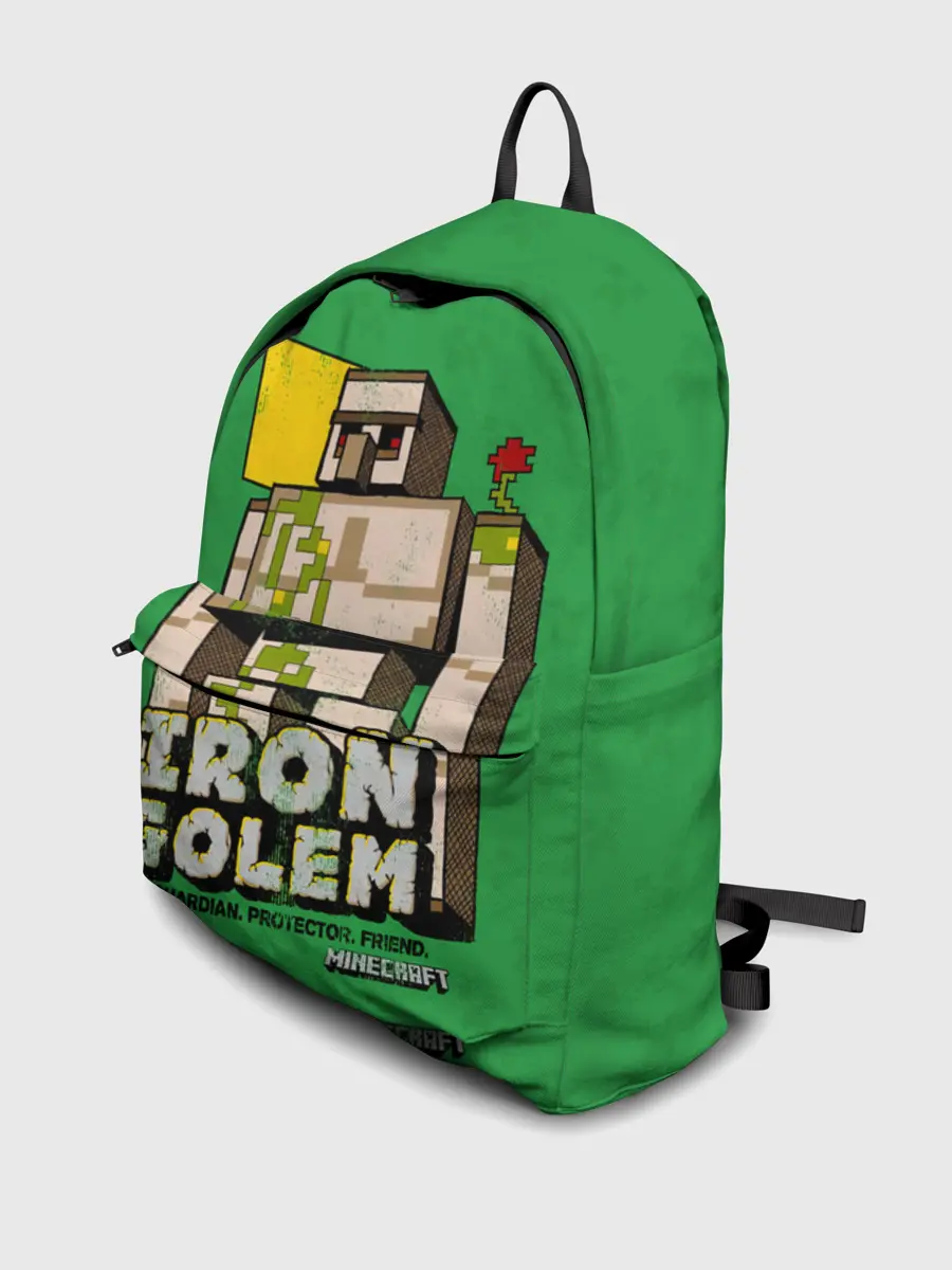 Рюкзак джинсовый / Железный Голем - Minecraft