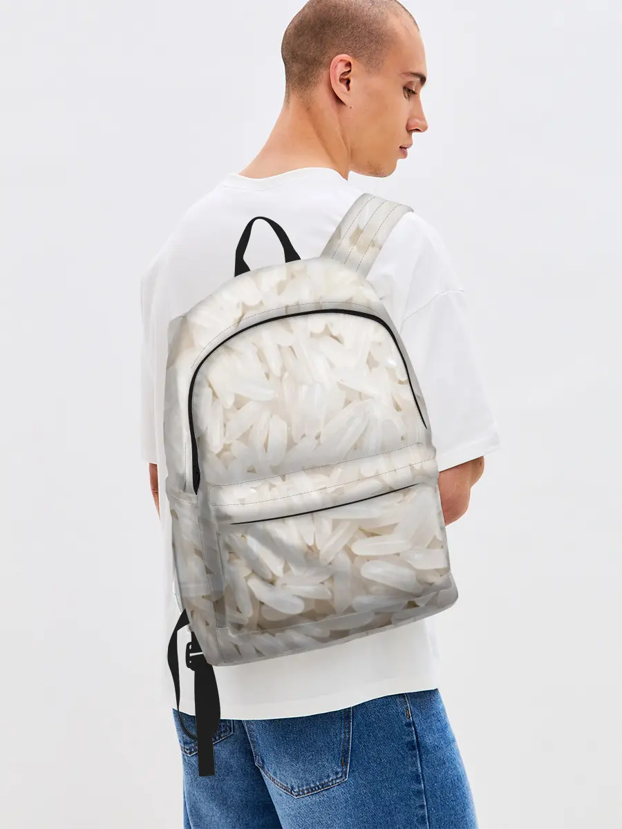 Рюкзак джинсовый / Рис/еда