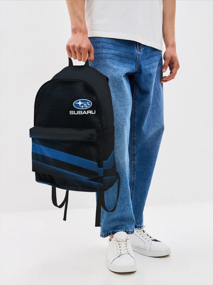 Рюкзак джинсовый / Subaru, sport style