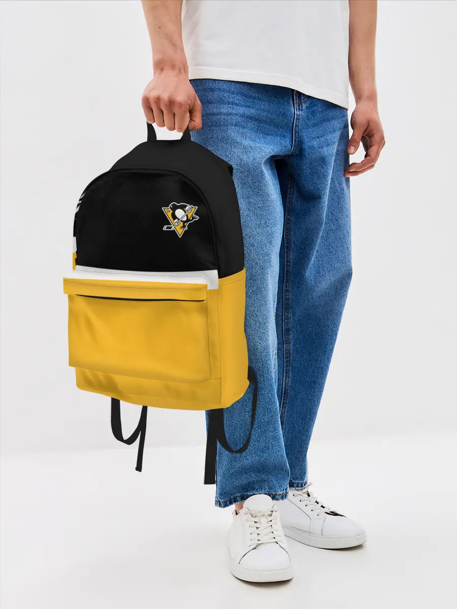 Рюкзак джинсовый / Питтсбург Пингвинз НХЛ