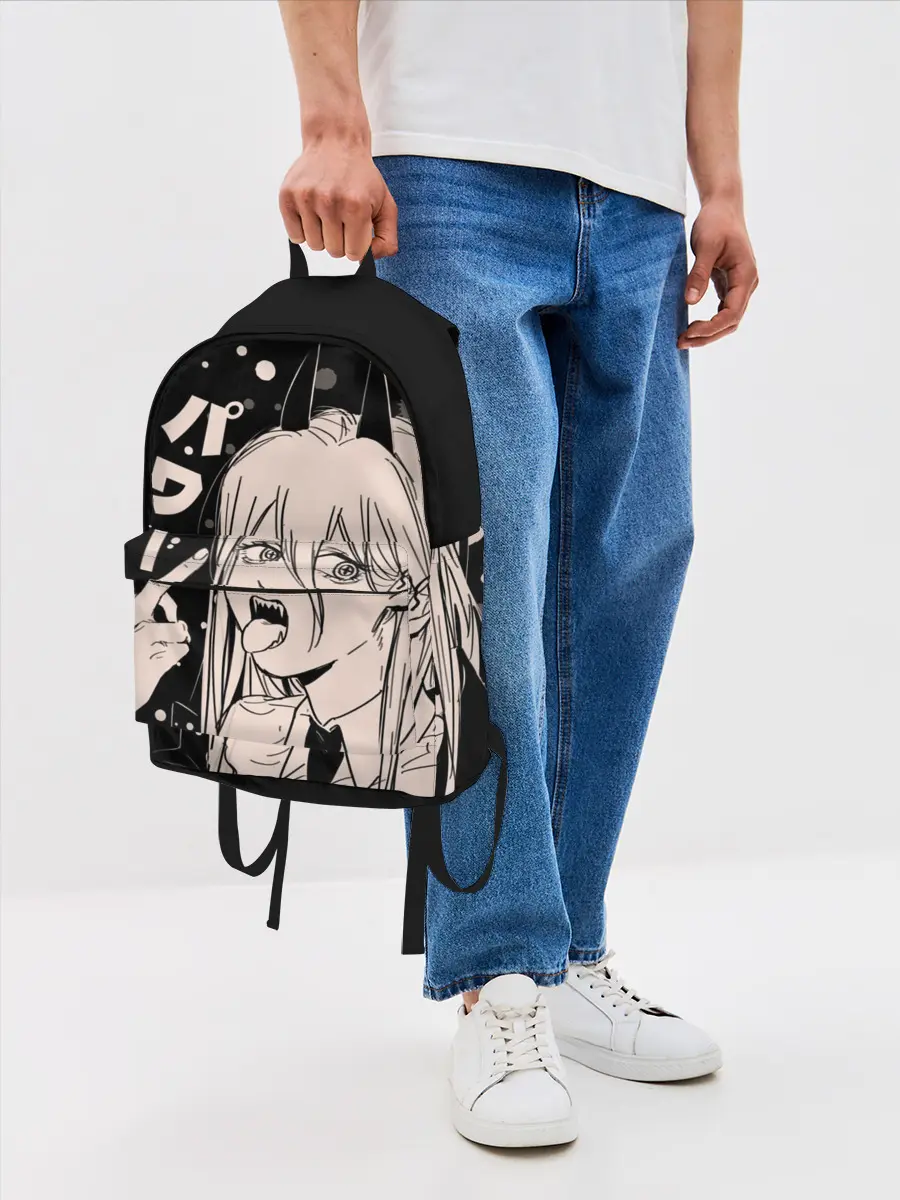 Рюкзак джинсовый / Пауэр, Человек-бензопила