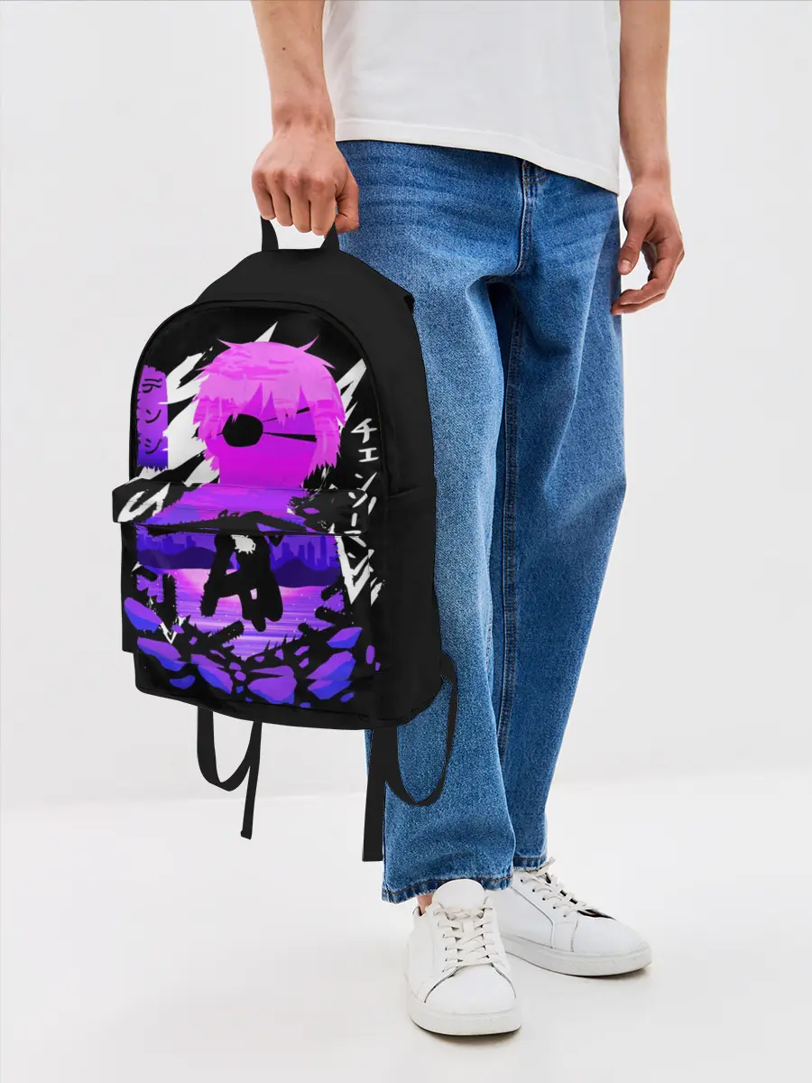 Рюкзак джинсовый / Chainsaw Man: Человек-бензопила