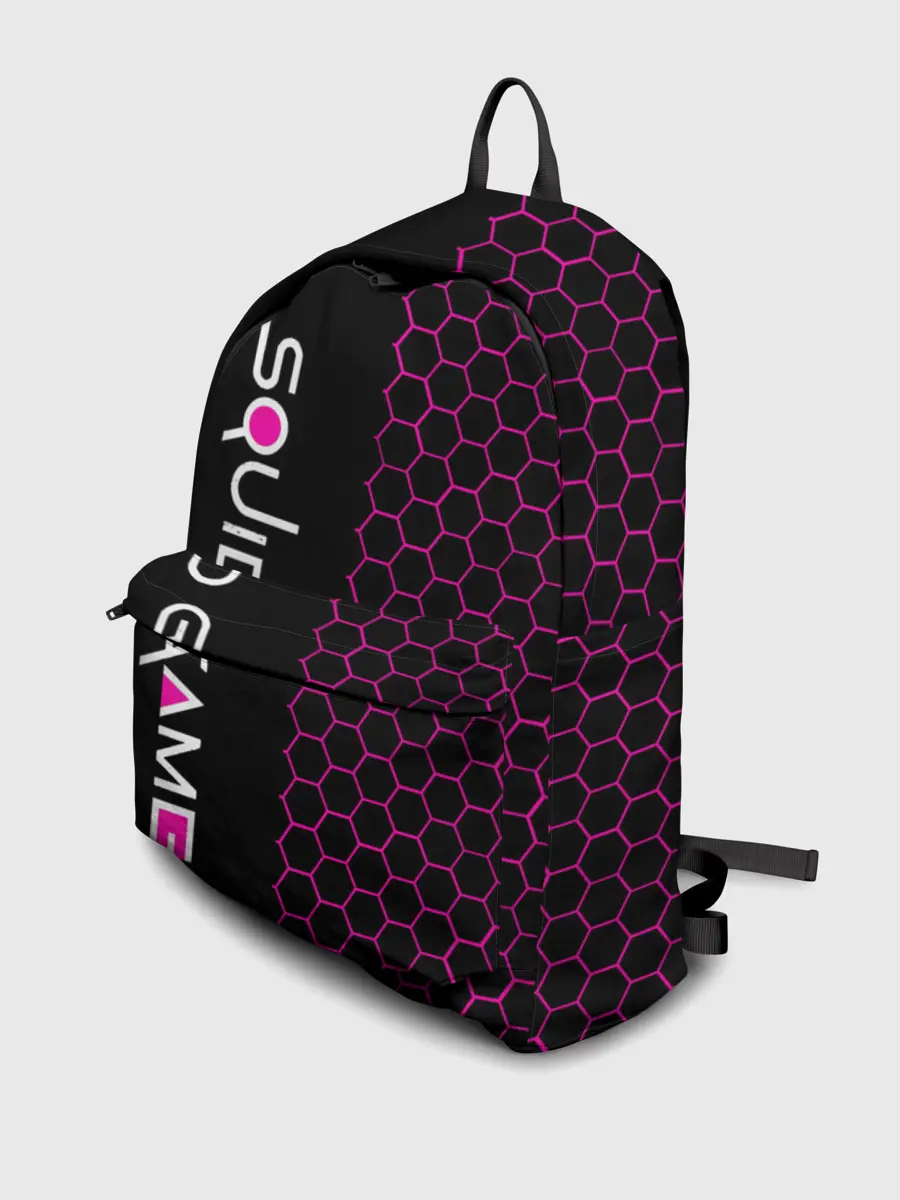 Рюкзак джинсовый / Игра в кальмара: Соты.