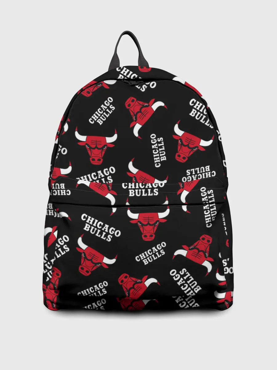 Рюкзак джинсовый / CHICAGO BULLS БЫКИ УЗОР