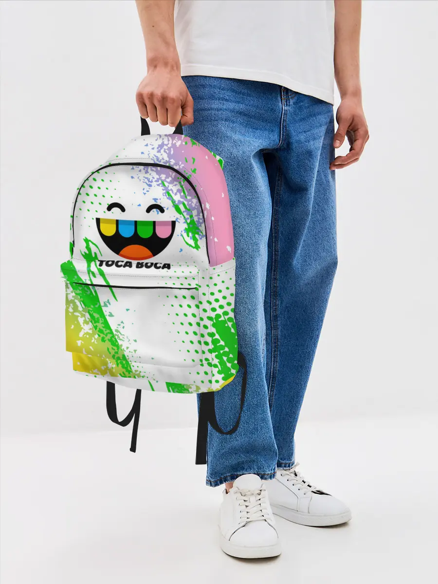 Рюкзак джинсовый / Toca Boca: Улыбашка.