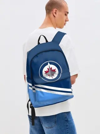 Рюкзак джинсовый / Виннипег Джетс