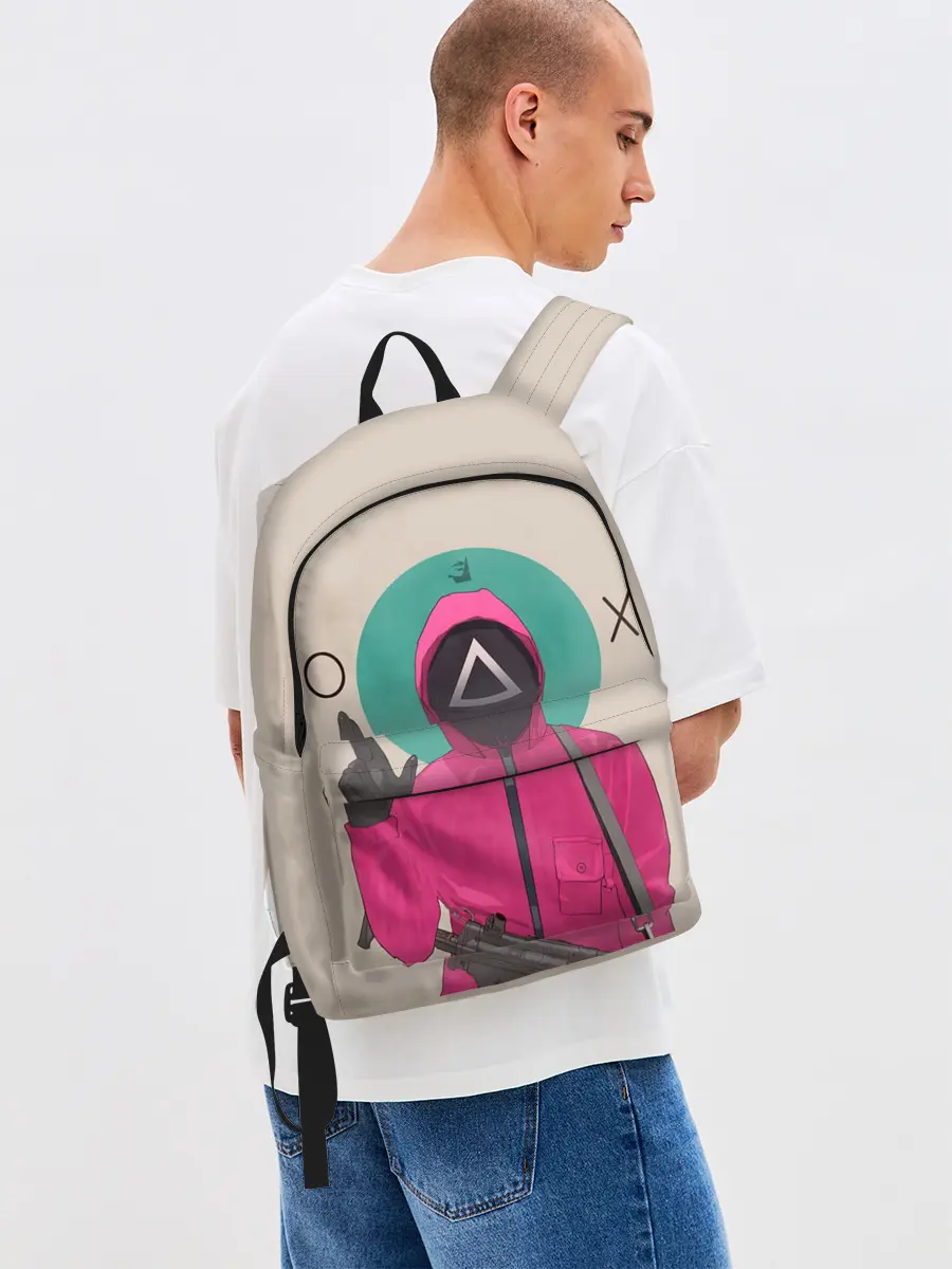 Рюкзак джинсовый / SquidRed