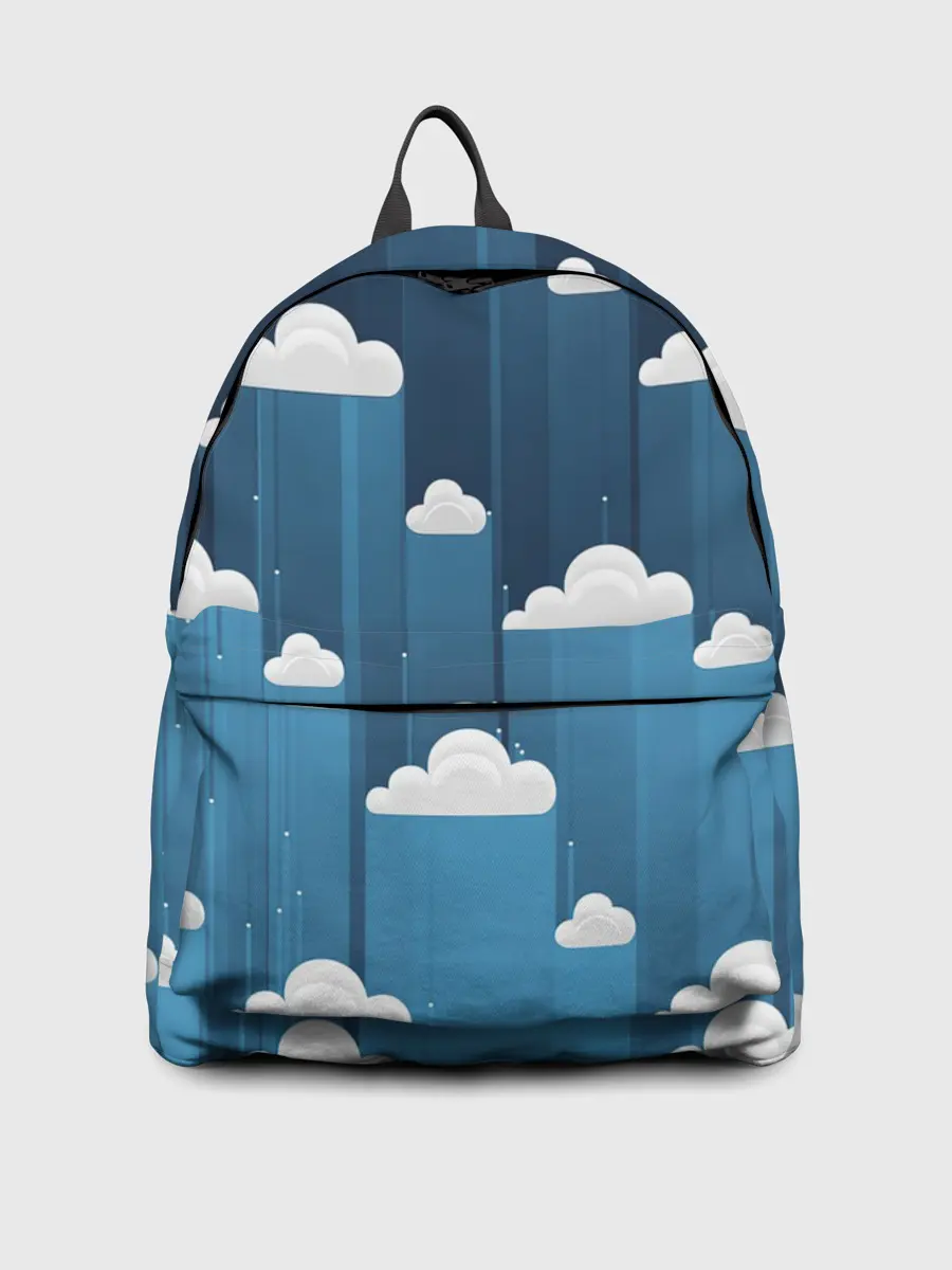 Рюкзак джинсовый / Облака в очереди