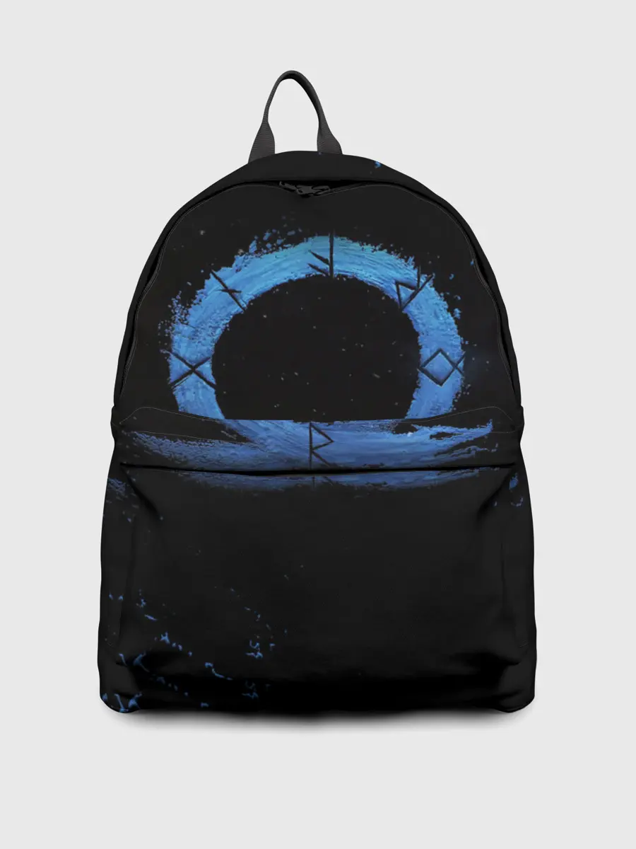 Рюкзак джинсовый / GOD OF WAR LOGO ЭМБЛЕМА / РАГНАРЁК