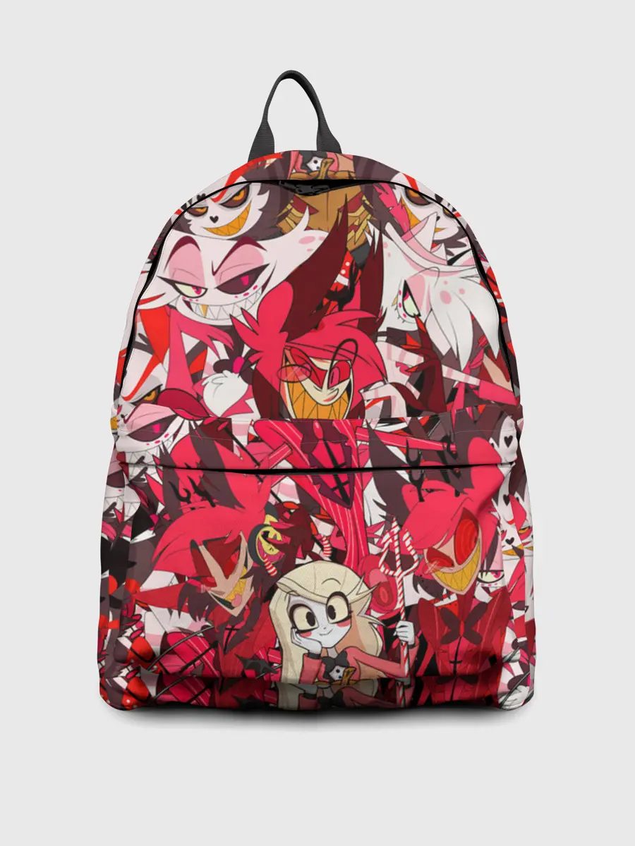 Рюкзак джинсовый / ОТЕЛЬ ХАЗБИН ПЕРСОНАЖИ МУЛЬТФИЛЬМА