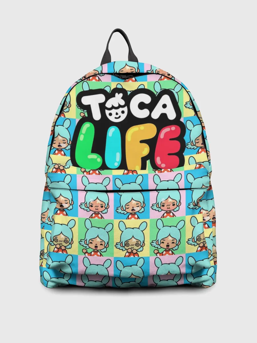 Рюкзак джинсовый / Toca Boca logo | Тока Бока Рита