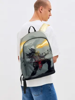 Рюкзак джинсовый / Dragonborne is here