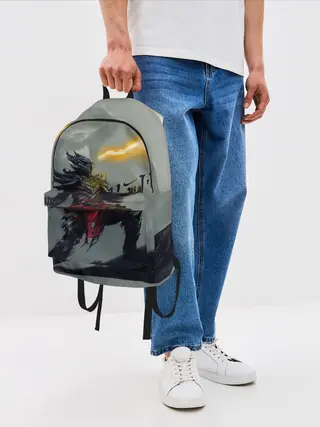 Рюкзак джинсовый / Dragonborne is here