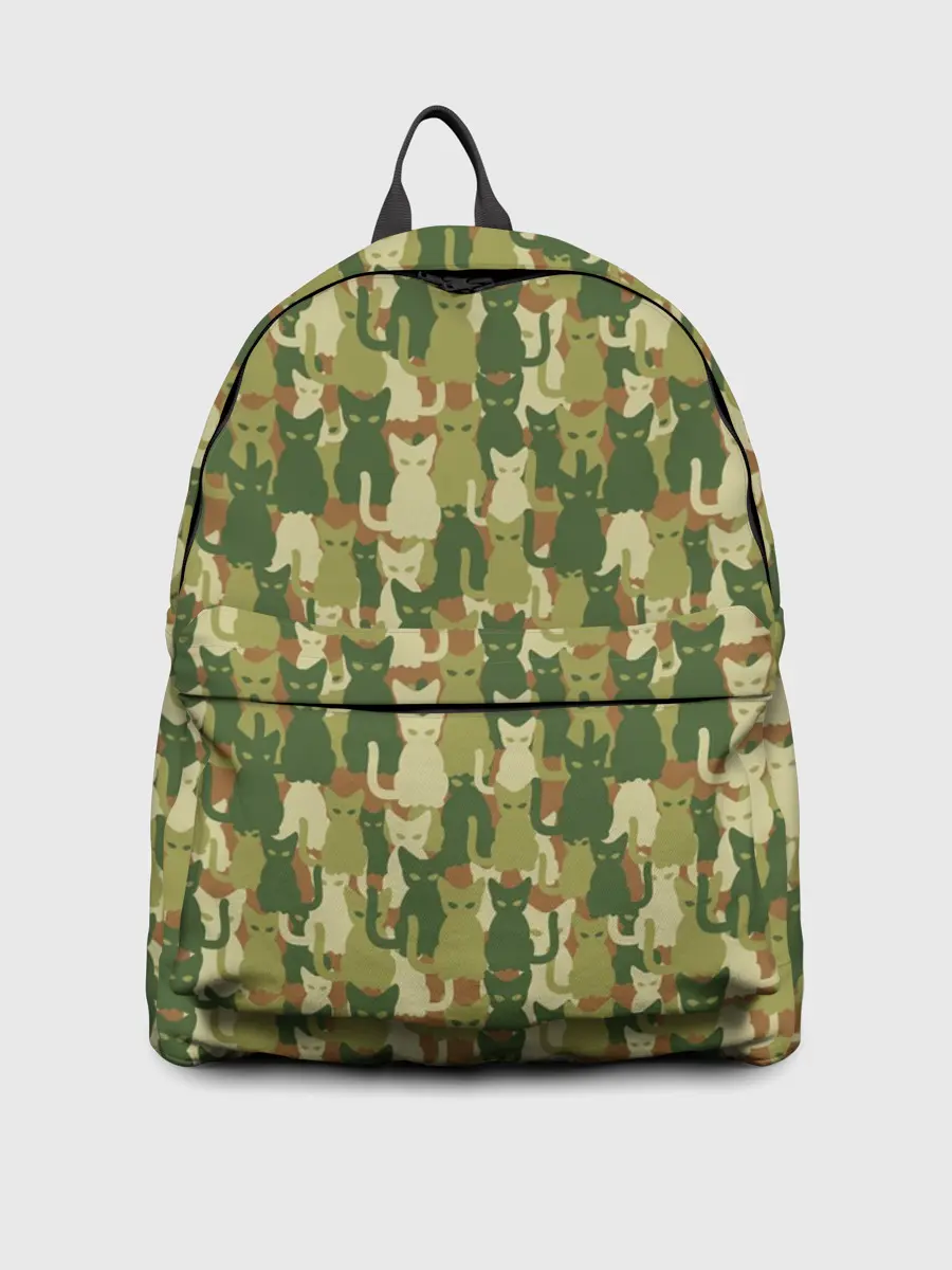 Рюкзак джинсовый / Кошки