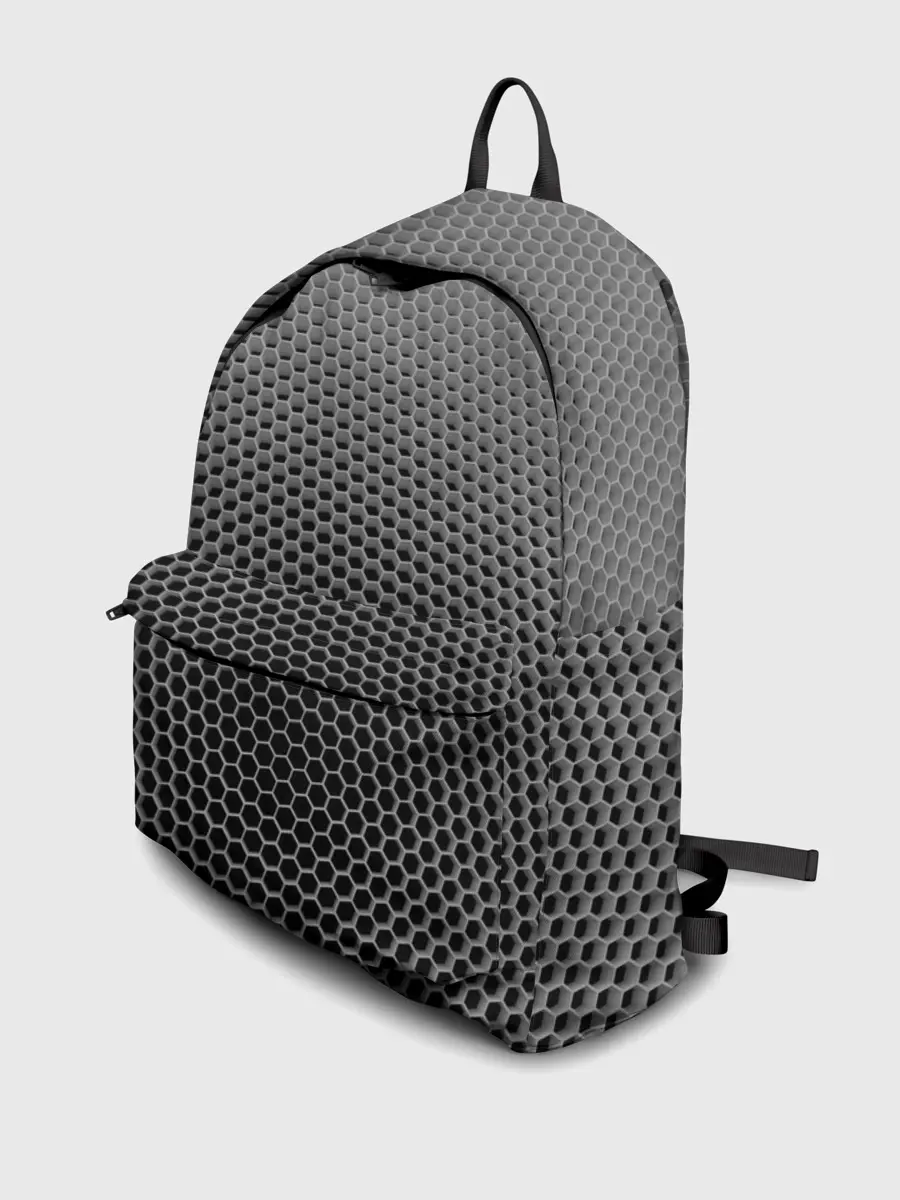 Рюкзак джинсовый / шестиугольная сетка