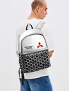 Рюкзак джинсовый / Mitsubishi | Стальная решетка