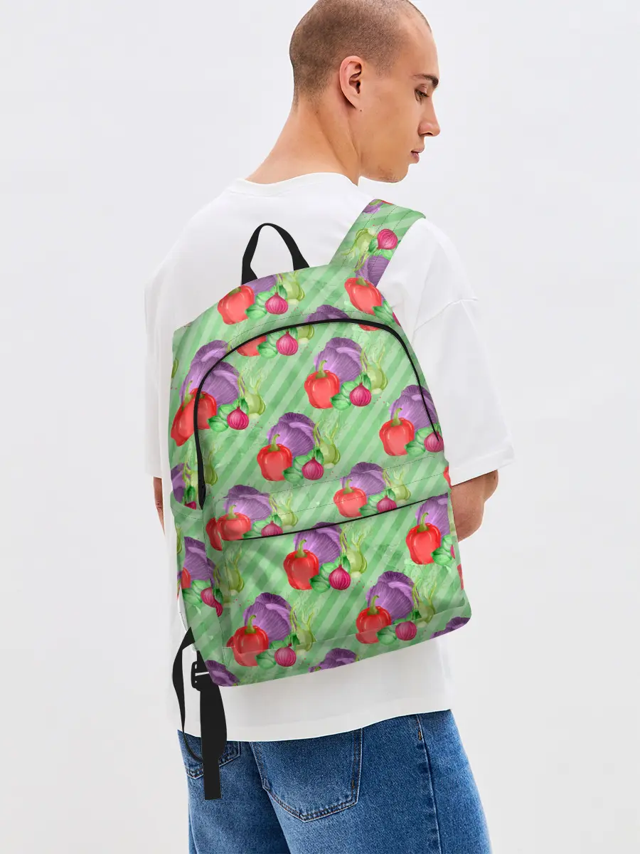 Рюкзак джинсовый / Vegan | Огород