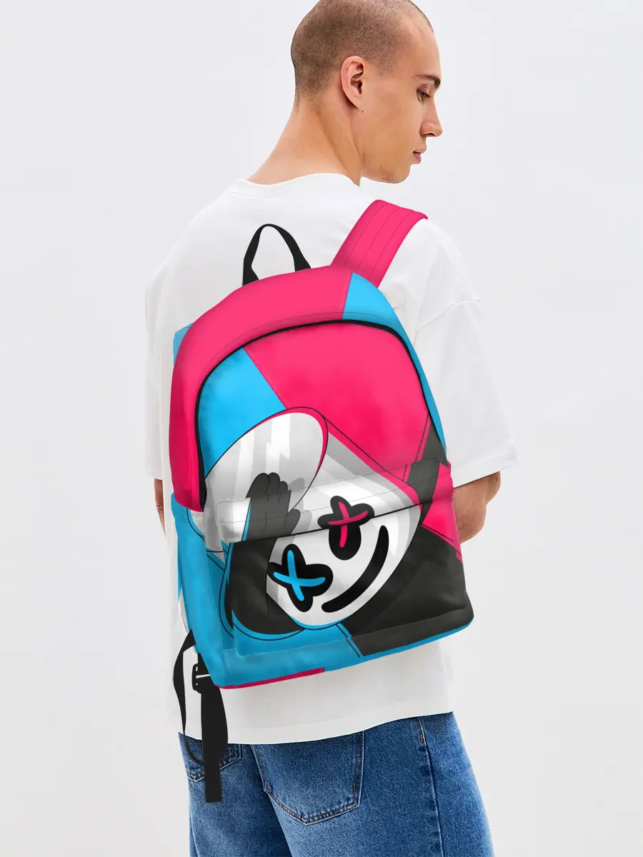 Рюкзак джинсовый / New Marshmello