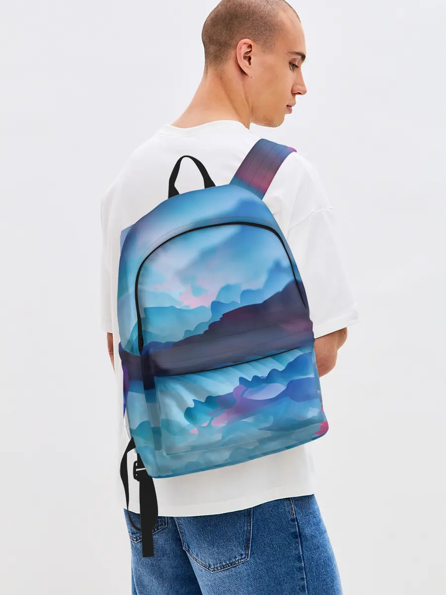 Рюкзак джинсовый / Грозовые мазки