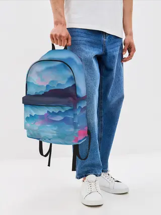 Рюкзак джинсовый / Грозовые мазки