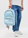 Рюкзак джинсовый / Зимние облака