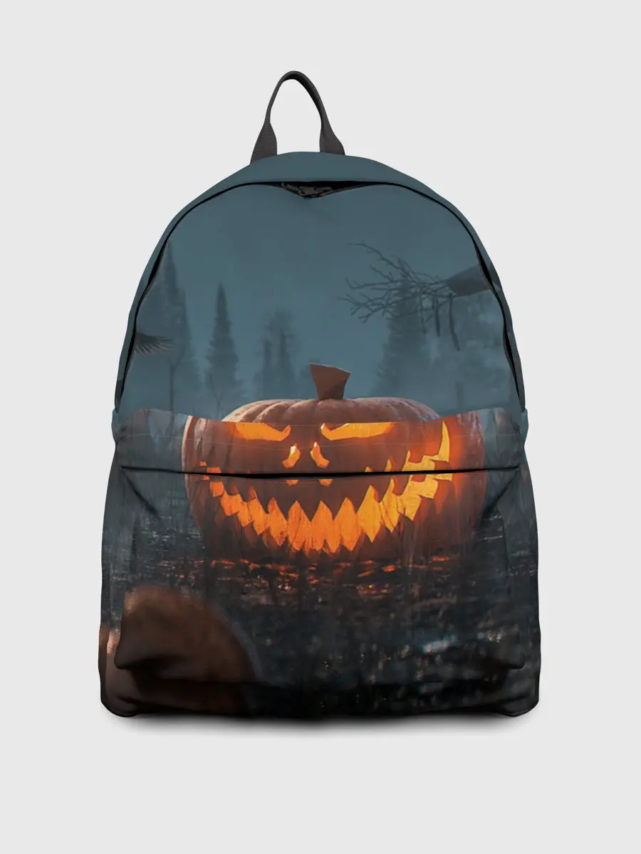 Рюкзак джинсовый / НОЧЬ ХЕЛОЛОУИНА