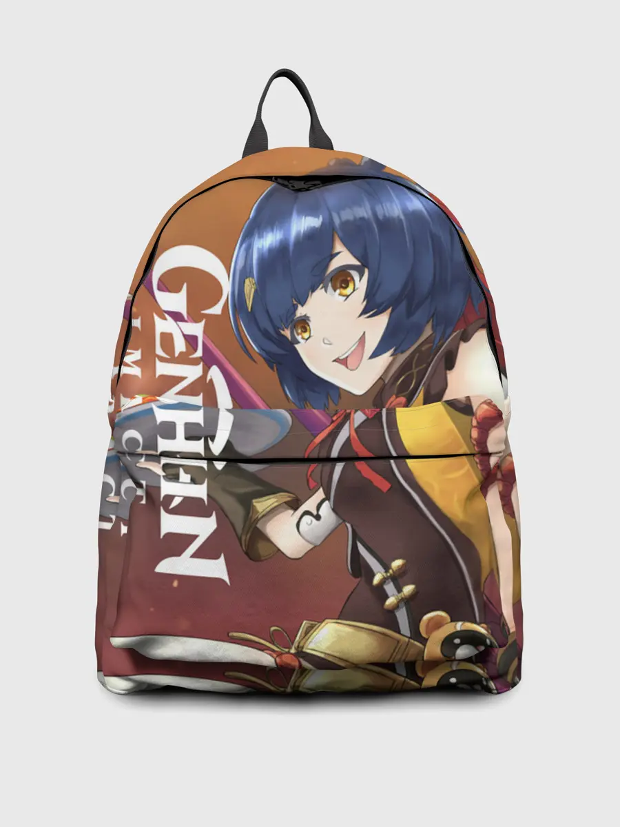 Рюкзак джинсовый / Genshin Impact: Сяо Лин.