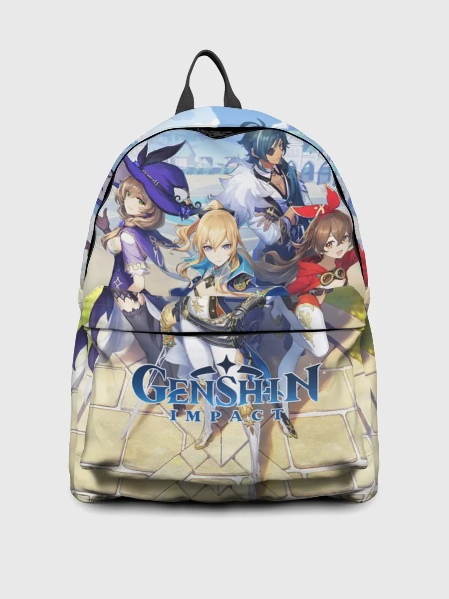 Рюкзак джинсовый / Genshin Impact: Ци Ци.