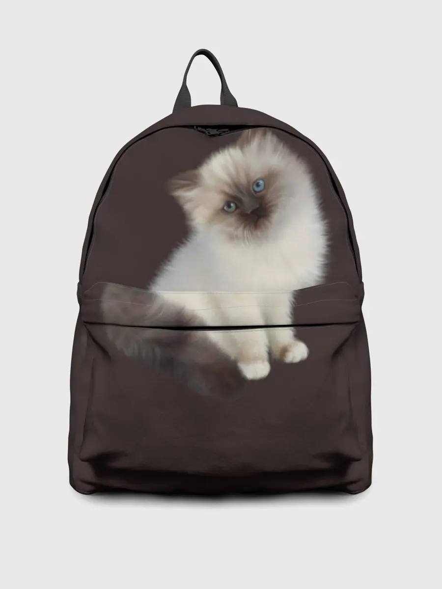 Рюкзак джинсовый / Котенок Ми