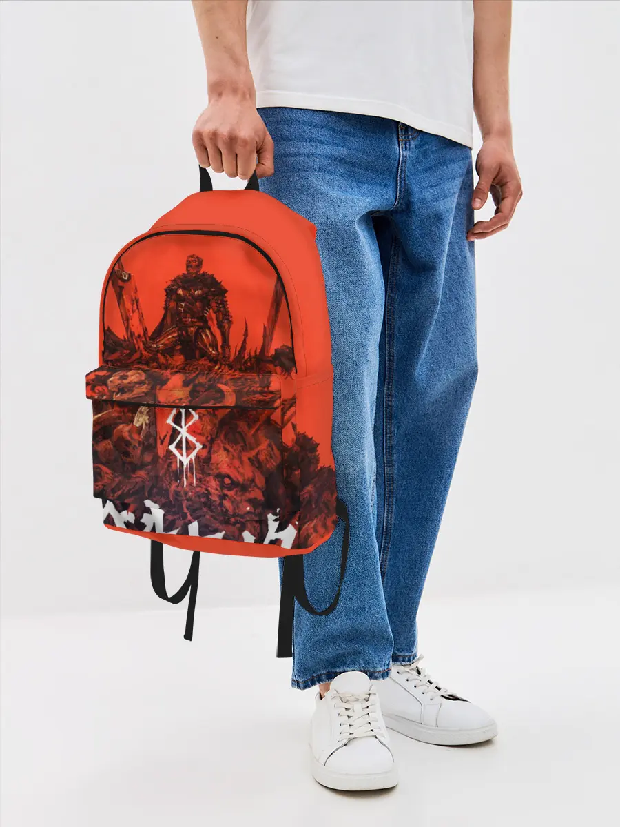 Рюкзак джинсовый / Гатц Берсерк на телах своих врагов клеймо