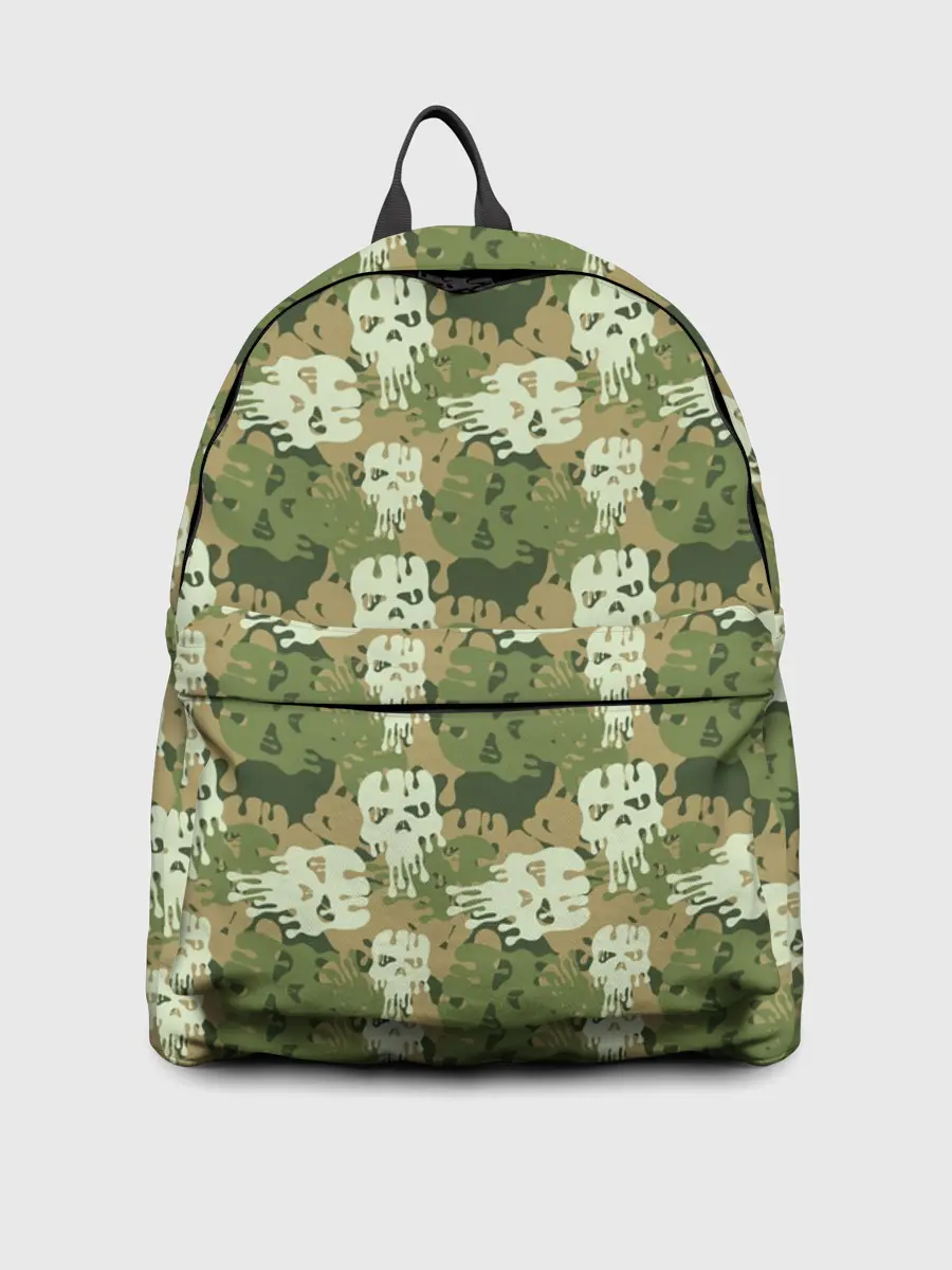 Рюкзак джинсовый / Силуэты Черепов