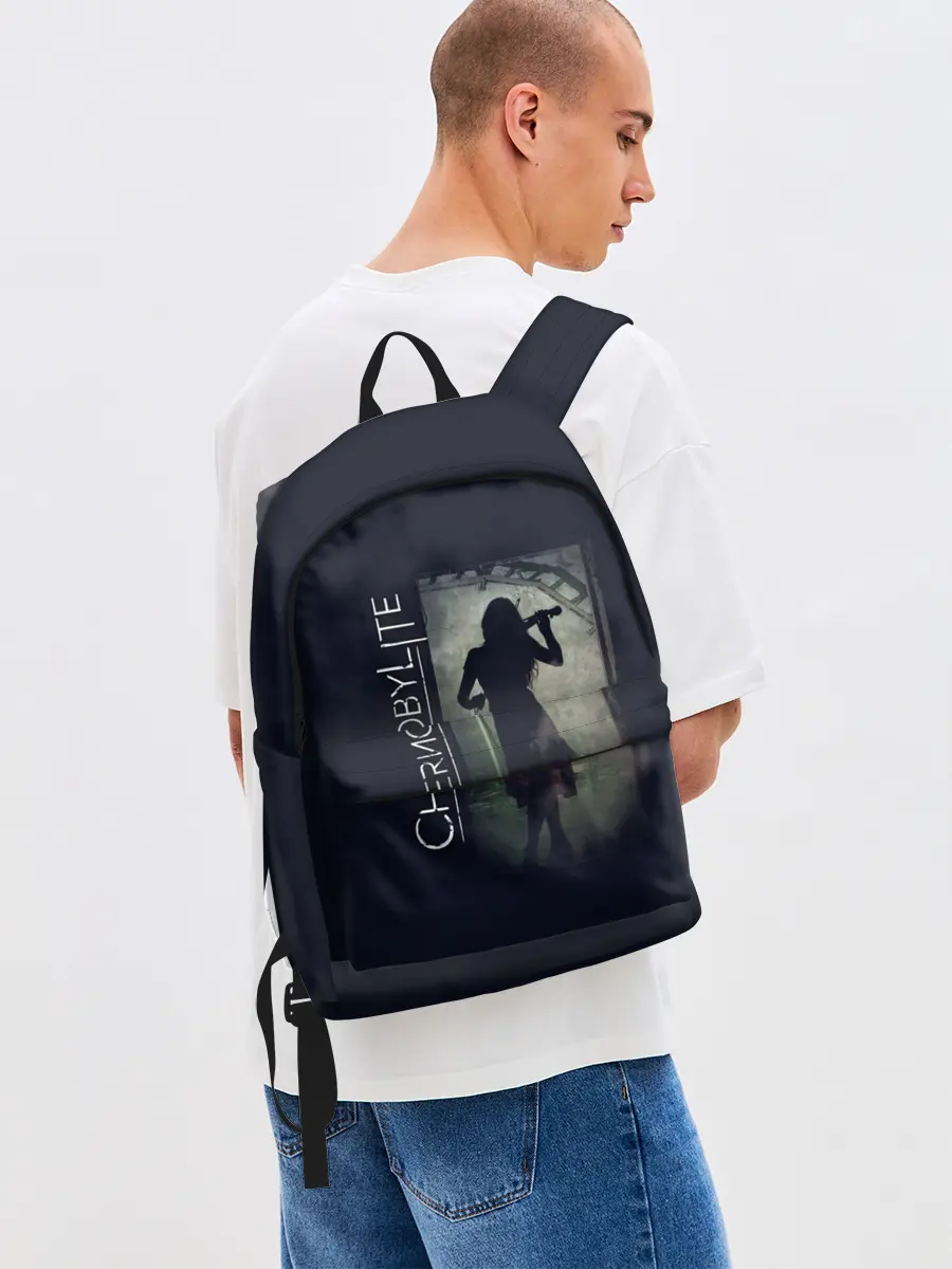 Рюкзак джинсовый / Чернобыльская скрипачка