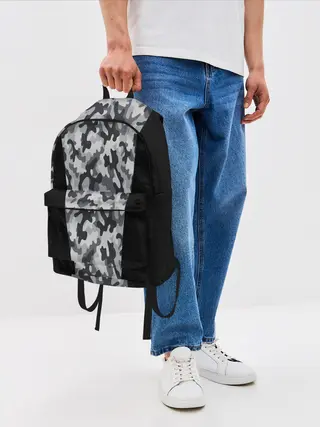 Рюкзак джинсовый / Стиль - Камуфляж