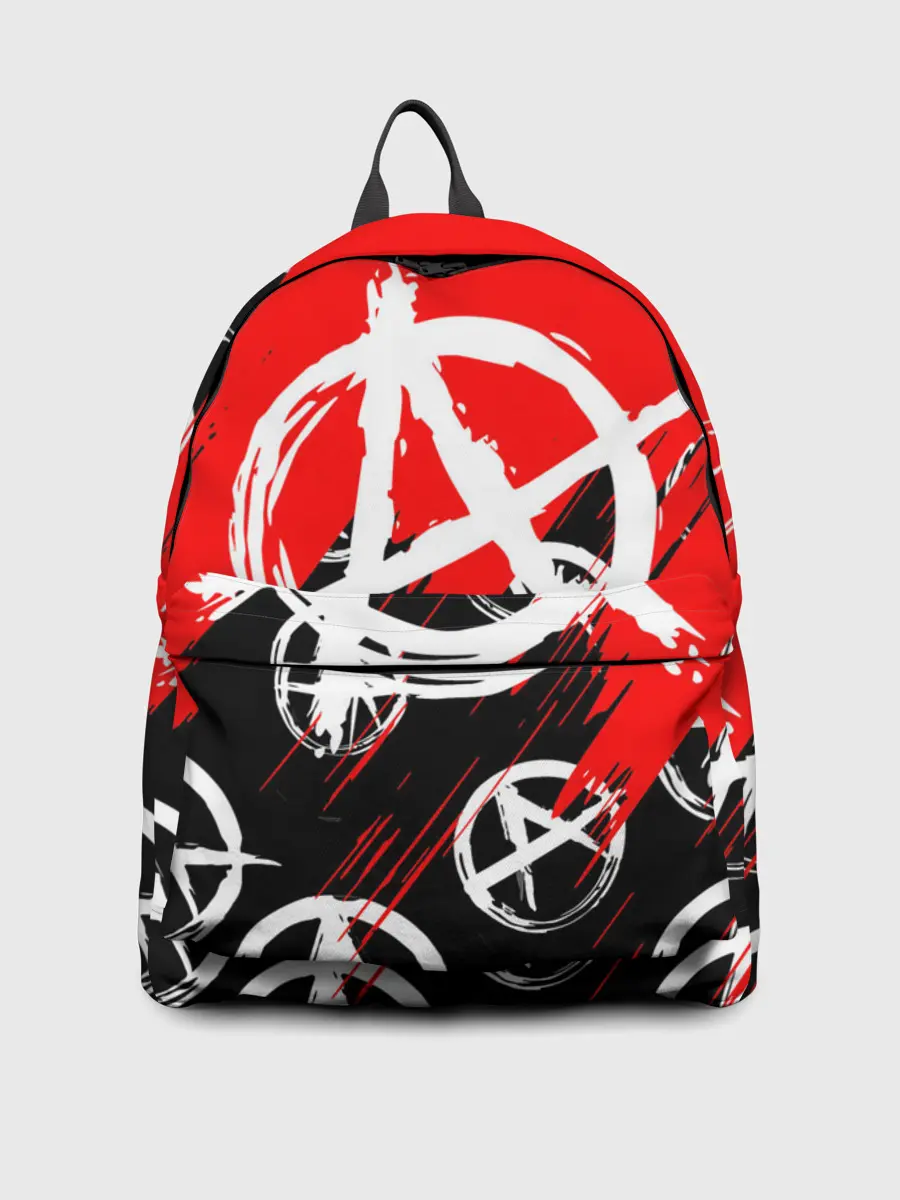 Рюкзак джинсовый / анархия гражданская оборона | ПАТТЕРН