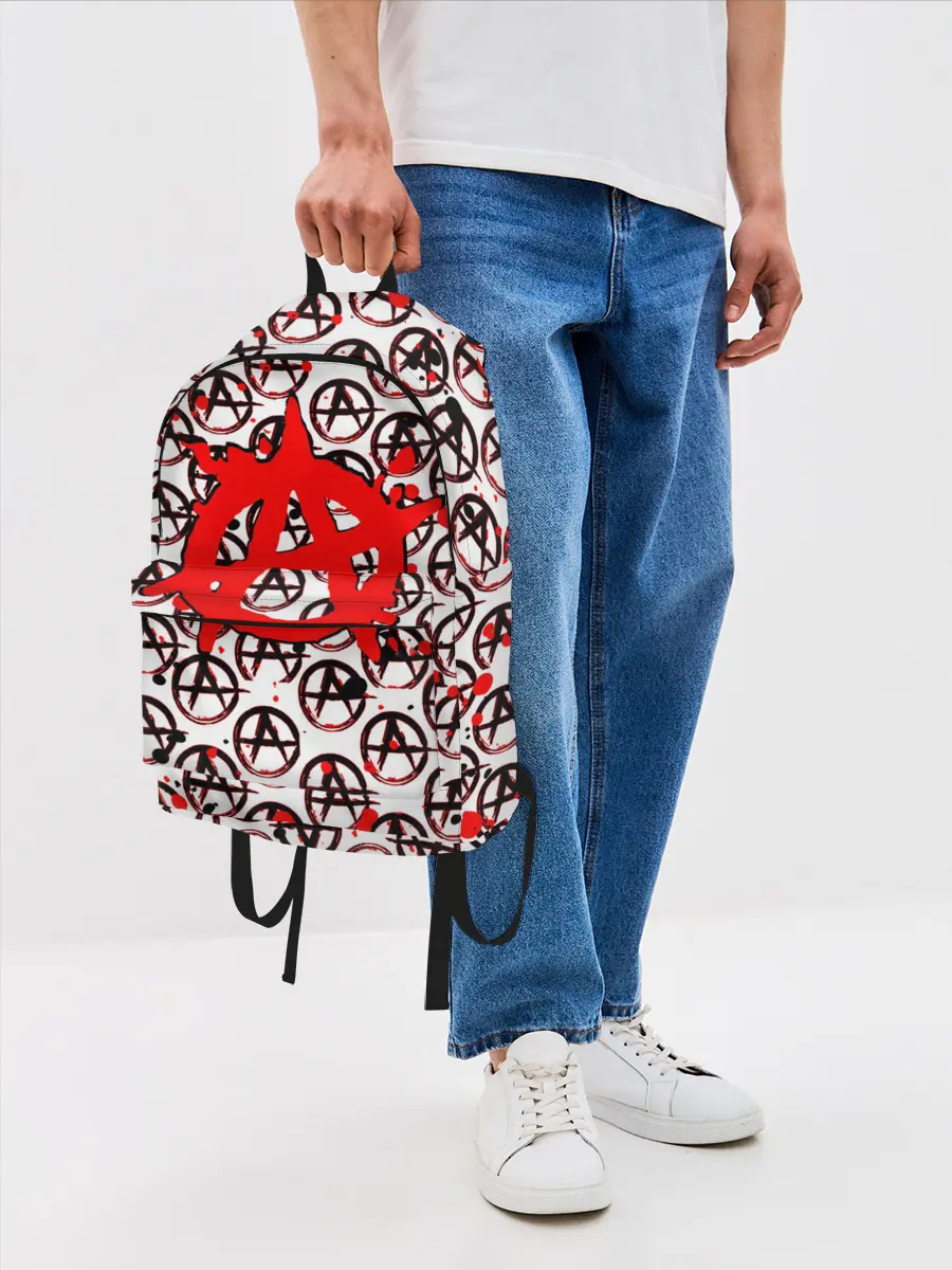 Рюкзак джинсовый / Гражданская оборона - Анархия.