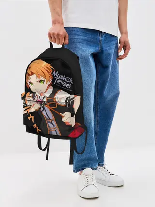 Рюкзак джинсовый / Реинкарнация безработного - Рудеус Грейрат