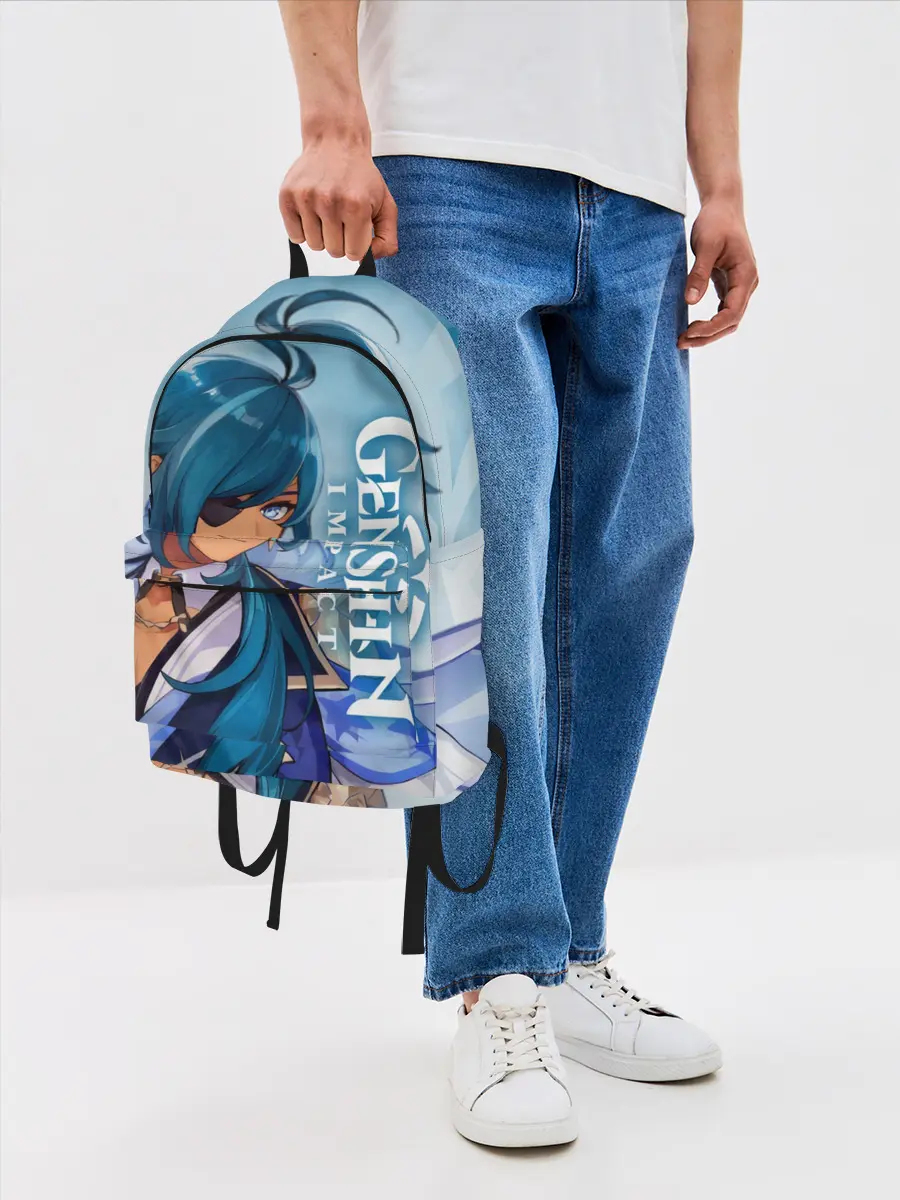 Рюкзак джинсовый / Геншин импакт: Кэйа