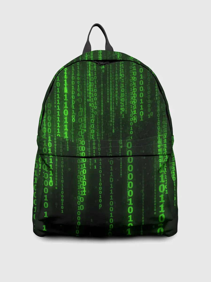 Рюкзак джинсовый / Матрица двоичный код