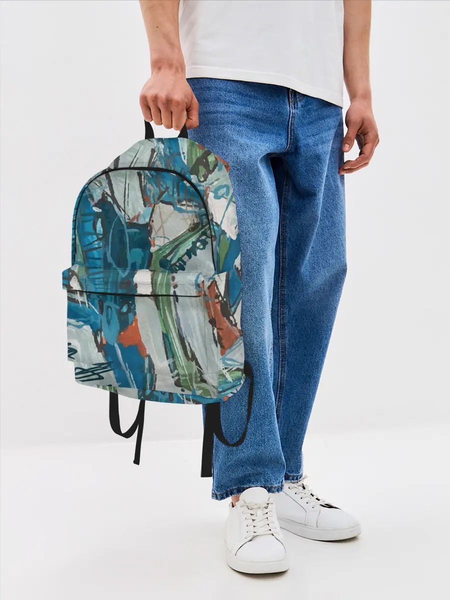 Рюкзак джинсовый / Покорение Эльбруса