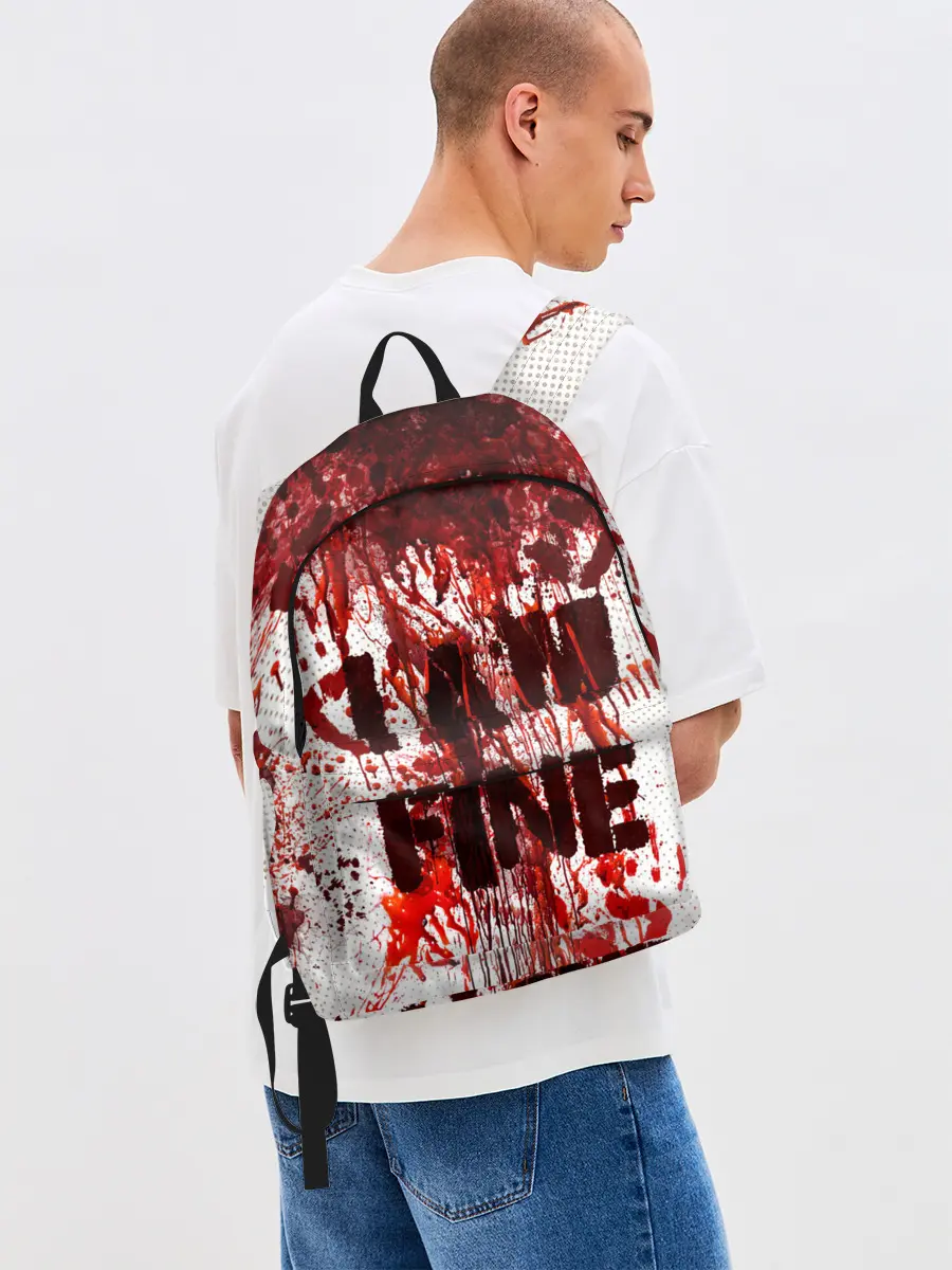 Рюкзак джинсовый / I АM FINE